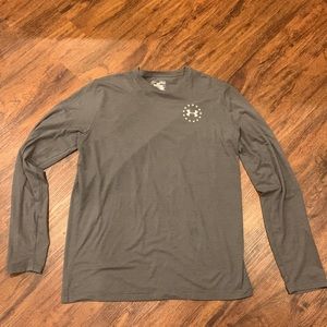 Mens M Under Armour Long Sleeve- Wounded Warrior Project